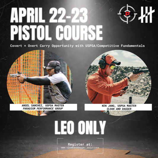 APRIL 22-23 LEO ONLY COVERT + OVERT PAR TIME PRINCIPLES COLLAB CLASS WITH PPG (GRANBY, MA)